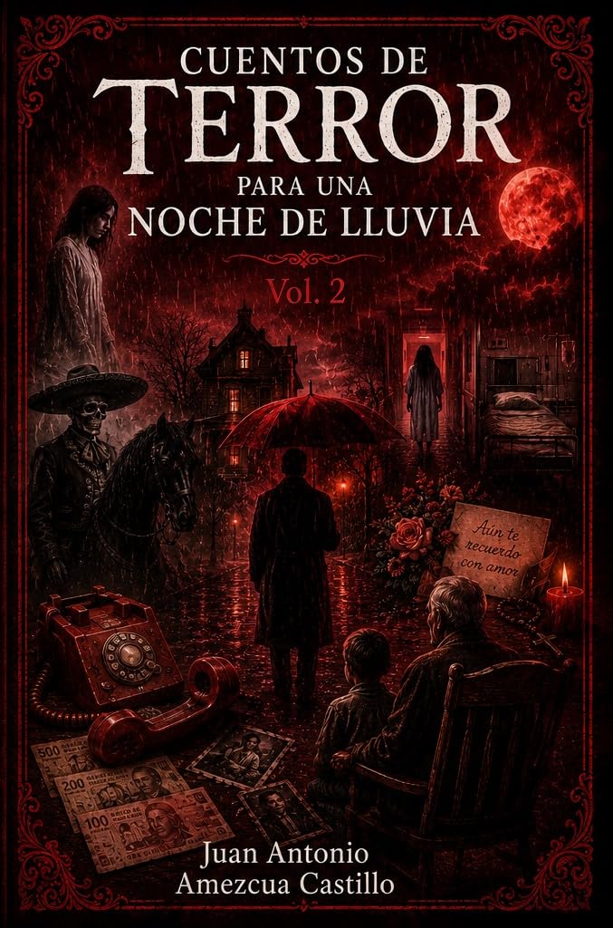Portada de Cuentos de terror para una noche de lluvia: Volumen II